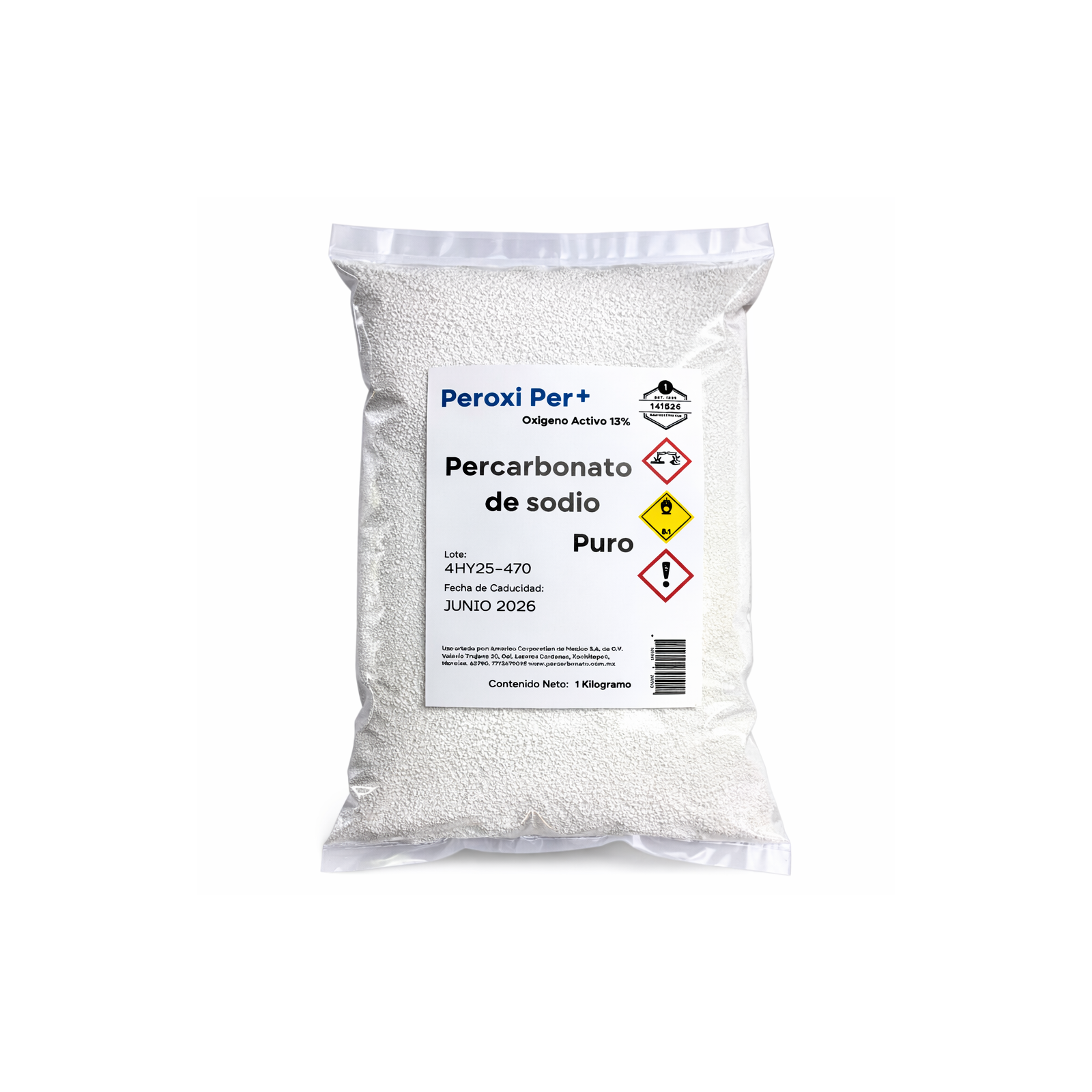 Percarbonato de sodio en México | Oxígeno activo sin cloro