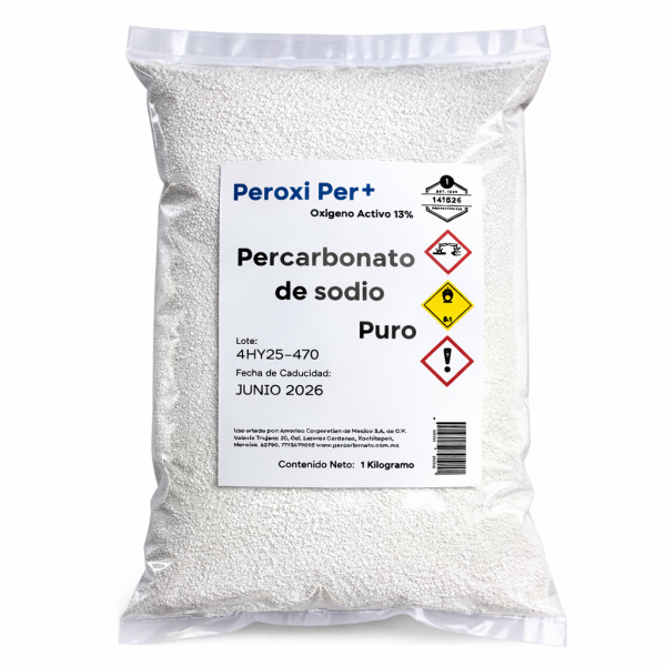 Percarbonato de sodio en México | Oxígeno activo sin cloro